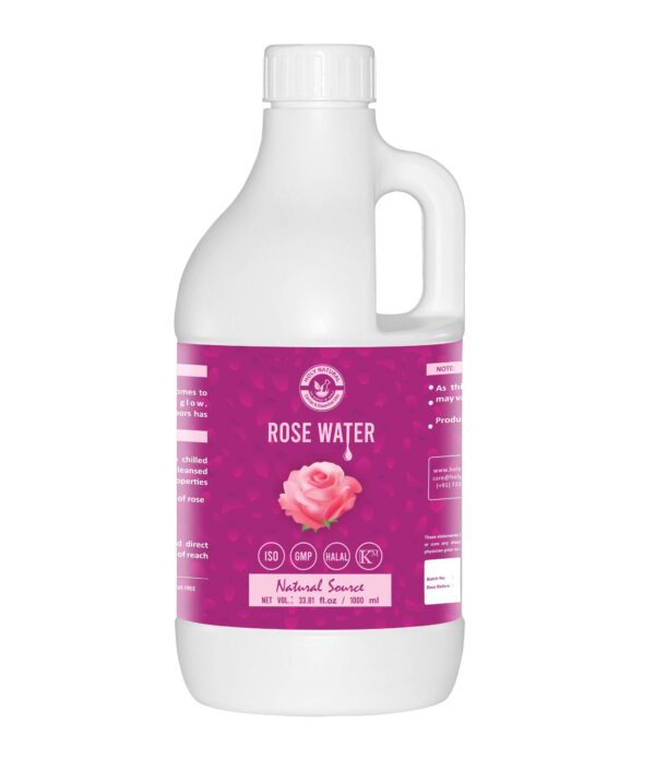 Holy Natural Rose Water (Gulab jal) ? 1000 ML, for Skin, Face and Hair, Spray for Face - Face Toner, Skin Toner, Makeup Remover - For All Skin Types, Perfect for Women & Men. - Fast Shipping to USA & Canada