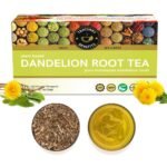 TEACURRY Dandelion Root Tea (1 Month Pack, 30 Tea Bags) - Helps to detox body and liver - Fast Shipping to USA & Canada