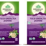Organic India Tulsi Jasmine Tea Bag (25 Bags-Pack of 2) - Fast Shipping to USA & Canada