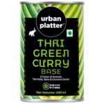 Urban Platter Thai Green Curry Base, 400ml (A Fusion of Aromatic Thai Herbs & Spices with Coconut Milk, Instantly Ready to Eat in 5 mins, Just add Proteins or Veggies) - Fast Shipping to USA & Canada