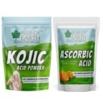Bliss of Earth Ascorbic Acid Powder & Korean Kojic Acid powder boost immunity,Skin,face, Cosmetic & DIY Products 113GM(Pack of 2) - Fast Shipping to USA