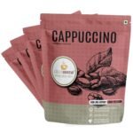 Greenbrrew Cappuccino Instant Coffee | Green Coffee Extract ("PL-AAA") + Probiotics | Hot & Cold Coffee | 20 Sachets, 30g (Pack Of 4) - Fast Shipping to USA & Canada