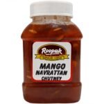 Roopak Chutney - Mango Navarattan, 400g Jar - Fast Shipping to USA & Canada