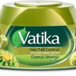 DABUR Vatika Naturals Hair Fall Control Styling Hair Cream Olive Cactus Heena, 140ml - Fast Shipping to USA & Canada