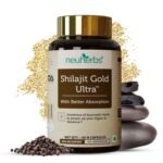 Neuherbs Shilajit Gold Ultra - 60 Capsules with Better Absorption |Shilajit Capsule with Ashwagandha , Gokshura, Swarna Bhasma & Kesar |Ayurvedic Shilajit Capsules For Muscles, Strength, Stamina & Energy. - Fast Shipping to USA