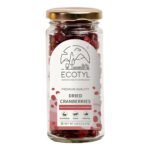 Ecotyl Dried Cranberries | Seedless Dried Fruit | Healthy Snack | 150g - Fast Shipping to USA & Canada