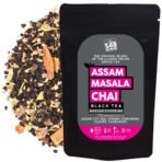 The Tea Trove Assam Black Masala Chai Tea Loose Leaf, 100% Natural, Organic Chai Masala Cinnamon, Cardamom, Clove and Ginger for Rich and flavorful Hot Chai Latte or Iced chi Tea- (100 gm,50 Cups) - Fast Shipping to USA & Canada