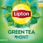 Lipton Green Tea MINT 50 Teabags 65G (IMPORTED) - Fast Shipping to USA & Canada