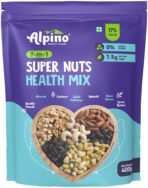 Alpino 7-in-1 Super Nuts Health Trial Mix 400g - Mix of 7 Poweful Nuts - 17g Protein, 1100mg Omega-3, 7.5g Dietary Fibre, 0 Added Sugar, No Preservatives - Fast Shipping to USA & Canada