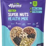 Alpino 7-in-1 Super Nuts Health Trial Mix 400g - Mix of 7 Poweful Nuts - 17g Protein, 1100mg Omega-3, 7.5g Dietary Fibre, 0 Added Sugar, No Preservatives - Fast Shipping to USA & Canada