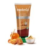 Medimix Ayurvedic Oil clear Face Wash for youthful and glowing skin | With Honey and Besan| 100 ml - Fast Shipping to USA & Canada