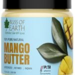 Bliss of Earth Deodorised Indian Mango Butter For Face Skin Hair & DIY, 200GM Comes in Handy Jar - Fast Shipping to USA & Canada
