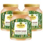 Dhampure Speciality Demerara Sugar Fine Grain, 2.4 Kg (800G X 3) | Demerara Golden Brown Sugarcane | Source Of Minerals | Healthier Substitute For White Sugar | Fine Grain Sugar - Fast Shipping to USA & Canada