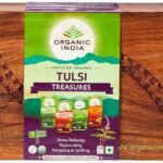 ORGANIC INDIA Tulsi Wooden Gift Box-100 Black Tea Bags,200 Grams - Fast Shipping to USA & Canada