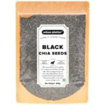 Urban Platter Black Chia Seeds, 400g - Fast Shipping to USA & Canada