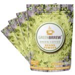 Greenbrrew Organic Green Coffee Beans Powder for Weight Loss, 200g (Pack Of 4) - Fast Shipping to USA & Canada
