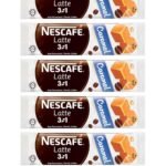 Nescafe Latte Caramel 3 In 1 Sachets Pack Of 5 - Powder, Sachet, 125 Gm - Fast Shipping to USA & Canada