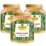 Dhampure Speciality Demerara Brown Sugar Crystal, 2.4Kg (800G X 3) | Demerara Golden Brown Sugarcane | Source Of Minerals | Healthier Substitute For White Sugar | Sulphurless No Preservatives - Fast Shipping to USA & Canada