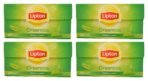 Lipton Green Tea - Pure and Light, 32.5 Grams, 25 Tea Bags (Pack of 4) - Fast Shipping to USA & Canada