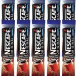 Nescafes Original Decaffeinated Double Filtered Coffee Sticks, 0.06 oz / 1.8 g, 10 Pack (Imported) - Fast Shipping to USA & Canada