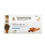 Teamonk Nilgiri Taizen Cinnamon Green Tea (25 Teabags) - Fast Shipping to USA & Canada