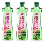 Dabur Gulabari Premium Rose Water with Aloe Vera - 1200 ml (400ml x 3) | Upto 8 HR Skin Hydration | Cleanses, Tones and Moisturises Skin | For All Skin Types - Fast Shipping to USA & Canada
