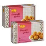 Haldiram's 80 s Haldirams Boondi Ladoo (Pack of 2 X 500 gm). - Fast Shipping to USA & Canada
