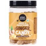 urban platter Dried Ginger Candy, 250Grams - Fast Shipping to USA & Canada