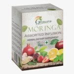 Grenera Moringa Assorted Infusion Tea 20 Bags | Caffeine Free, Staple Free, Made with Organically Grown Moringa Leaf - Fast Shipping to USA & Canada