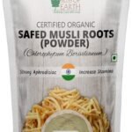 Bliss of Earth Safed Musli Roots Powder Organic Chlorophytum Borivilianum Helps Boost Immunity Energy Stamina 100gm - Fast Shipping to USA