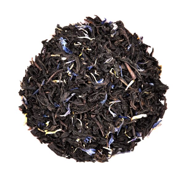 Dancing Leaf Earl Grey| Black Tea, Bergamot & Cornflower Petals | Black Tea Blend | Loose Leaf Pouch (100gms) - Fast Shipping to USA & Canada