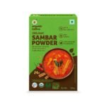 Organic Tattva, Organic Sambar Masala 100 Gram | Authentic South Indian Flavor, Naturally Processed Flavorful, 100% Natural, No Preservatives - Fast Shipping to USA & Canada