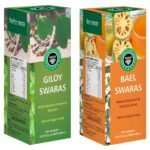 Heera Ayurvedic Research Foundation Cholestrol Controls Bael Juice (500 ml) + Energy Booster Sugar Free GILOY JUICE Extract (500 ml)- Pack of 2 - Fast Shipping to USA