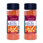 Tassyam Peri Peri Seasoning 200g (100g x2) | Dispenser Bottle, All Natural, Moderate Spicy, Flavour Burst - Fast Shipping to USA & Canada