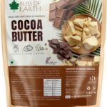 Bliss of Earth Cocoa Butter for Chocolate Making 500g, Food Grade, Raw & Organic for Hair, Skin & Stretch Marks - Fast Shipping to USA & Canada