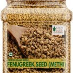 Bliss of Earth 700GM Certified Organic Fenugreek Seed Whole, Sabut Methi Dana - Fast Shipping to USA & Canada