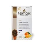Teamonk Sozen High Mountain Orange Fruit Green Tea Leaves (50 Cups) - 100 g. rich in Vitamin C, helps detox and High in Antioxidant - Fast Shipping to USA & Canada