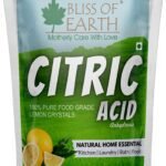 Bliss of Earth Citric Acid Powder For Food & Plants, Anhydrous Lemon Salt For Cleaning Purpose, 113gm - Fast Shipping to USA & Canada