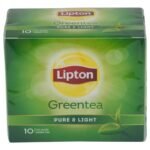 Lipton Pure & Light Green Tea Bags, 10 Pieces - Fast Shipping to USA & Canada