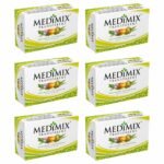 MEDIMIX Transparent - 125g | Pack of 6 | Bathing Bar For dry Skin | With Glycerine and Lakshadi Oil | - Fast Shipping to USA & Canada