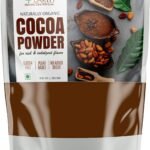 Bliss of Earth 250gm Naturally Organic Dark Cocoa Powder for Chocolate Cake Making & Chocolate Shake, Unsweetened - Fast Shipping to USA & Canada
