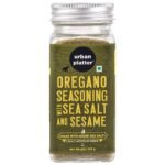 urban platter Oregano Seasoning With Sea Salt & Sesame Powder, (Product Of Greece, Greek Sea Salt, Mediterranean Herb, Season Vegetables),230 Grams - Fast Shipping to USA & Canada