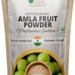 BLISS OF EARTH Fresh Amla Powder 453Gm Organic For Eating Drinking & Hair Growth, Immunity Booster - Fast Shipping to USA & Canada