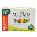 Medimix Transparent Soap with Glycerine and Lakshadi Oil Multipack, 125g 3+1 500 gm Box - Fast Shipping to USA & Canada
