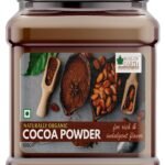Bliss of Earth 500gm Alkalized Dark Cocoa Powder for Chocolate Cake Making & Chocolate Hot Milk Shake, Unsweetened - Fast Shipping to USA & Canada