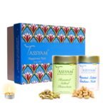 Tassyam Dry Fruit Gift Set | Perfect Festival Gift Box | Salted Dry Fruits | Salted Cashews and Pistachios | Premium Dry Fruits | Dry Fruit Gift Box | Salted Kaju and Pista - Fast Shipping to USA & Canada