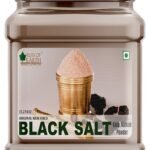 Bliss of Earth Traditional Kiln Fired Black Salt Powder Kala Namak Non Iodized for Weight Loss & Healthy Cooking, Natural Substitute of White Salt 1kg - Fast Shipping to USA & Canada