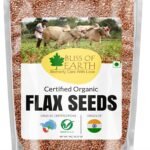 Bliss of Earth 1kg Organic Raw Flax Seeds For Eating and Weight Loss, Rich in OMEGA - Fast Shipping to USA & Canada