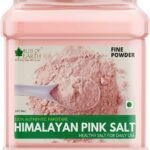 Bliss of Earth 1KG Fine Powder Pakistani Himalayan Pink Salt Non Iodised for Weight Loss & Healthy Cooking, Natural Saindha Namak - Fast Shipping to USA & Canada
