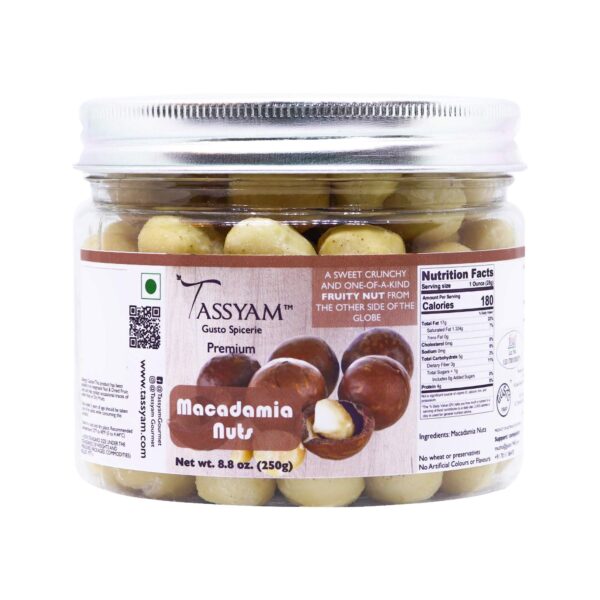 Tassyam Exotic Macadamia Nuts 250g | Premium Imported Nuts